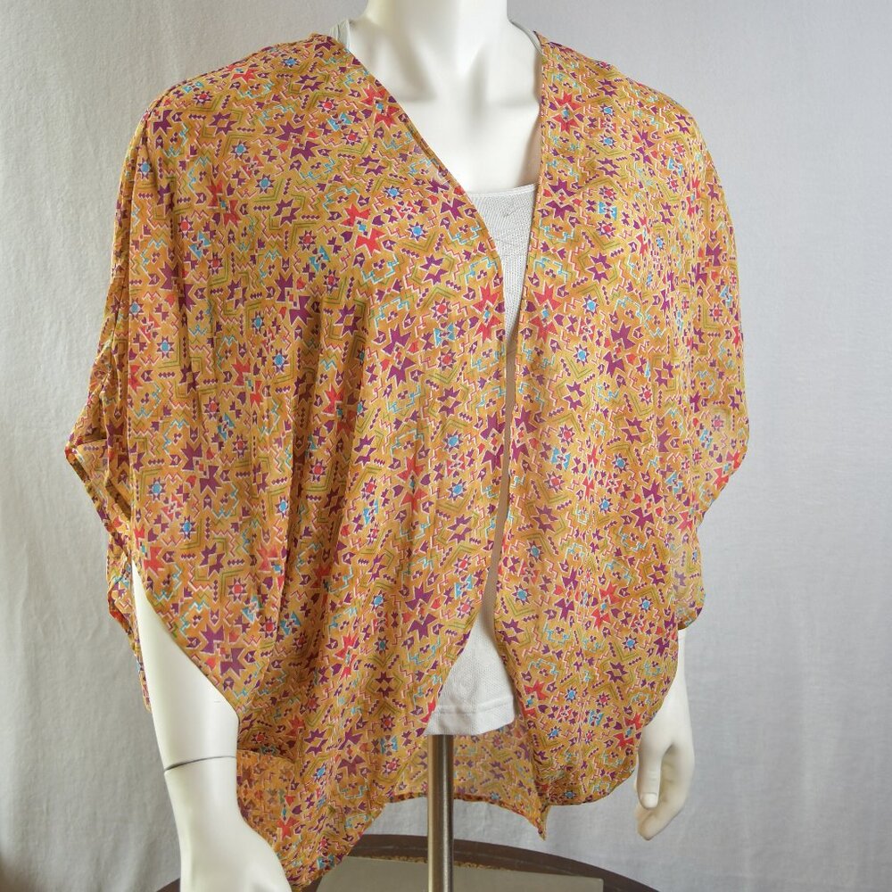 Xhilaration Women’s Aztec Kimono Cardigan Size XXL